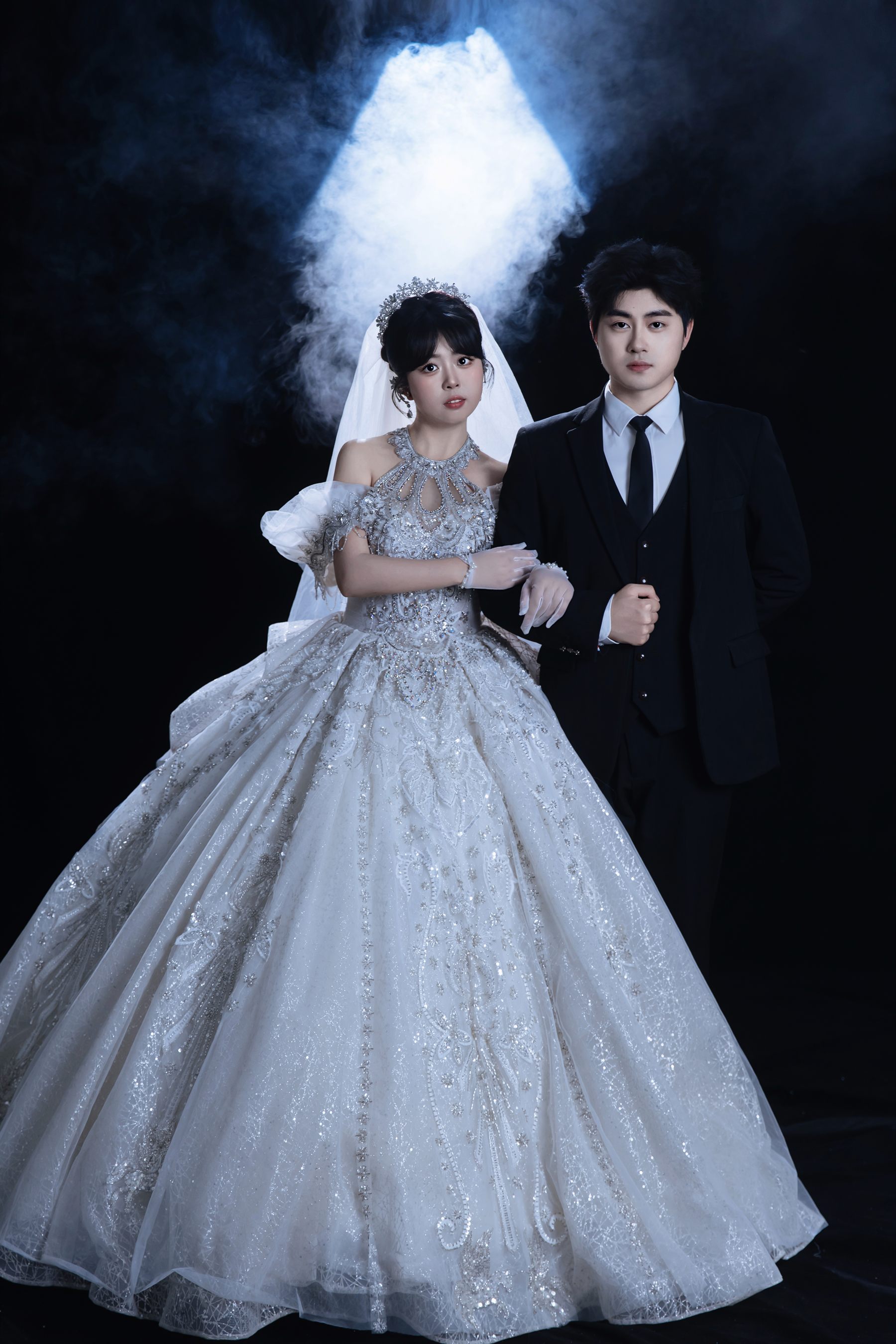 姜自强与林泓婚纱照